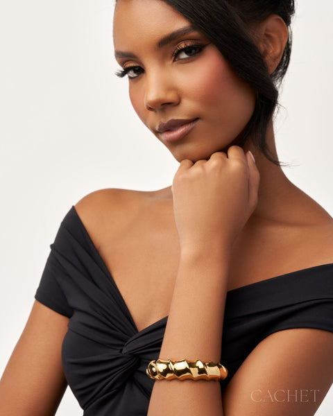 Paparazzi Maniere - 18K Gold Cachet Bracelet
