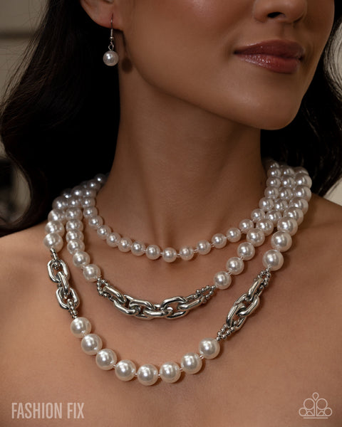 Paparazzi Fiercely 5th Avenue Pearl- Complete Set