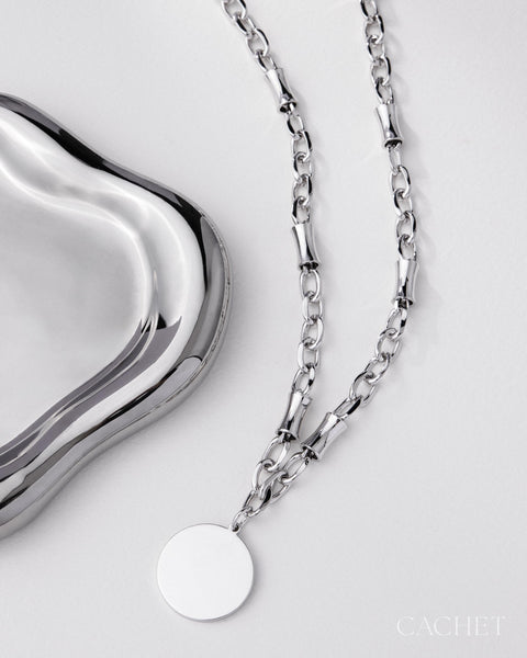 Paparazzi Extravertie - Rhodium Necklace