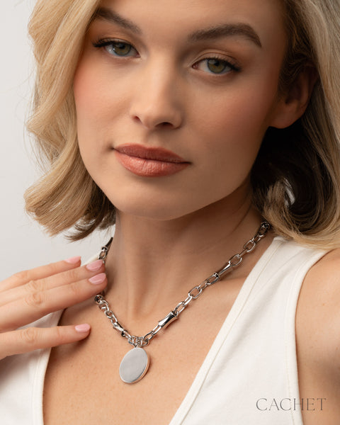 Paparazzi Extravertie - Rhodium Necklace