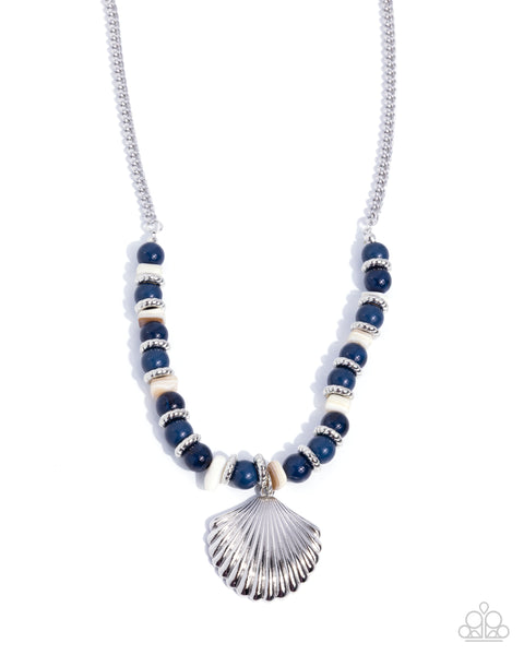 COMING SOON Paparazzi 
Seafaring Season, Necklace Blue and Coastal Clique Earrings Silver and Flashy Fringe Bracelet Silver- Set