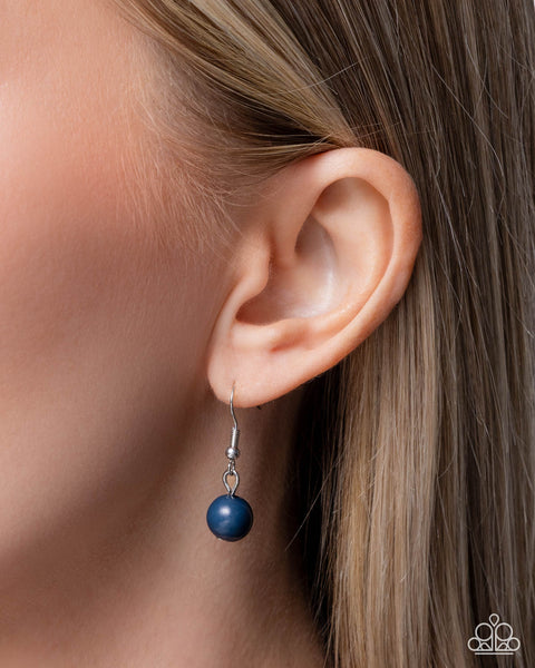 COMING SOON Paparazzi 
Seafaring Season, Necklace Blue and Coastal Clique Earrings Silver and Flashy Fringe Bracelet Silver- Set