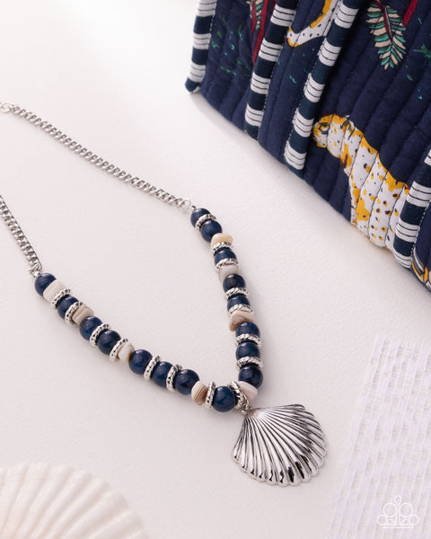 COMING SOON Paparazzi 
Seafaring Season, Necklace Blue and Coastal Clique Earrings Silver and Flashy Fringe Bracelet Silver- Set