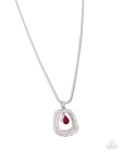 COMING SOON Paparazzi Scattered Spell - Red Necklace