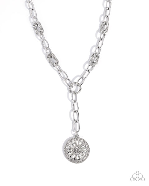 COMING SOON Paparazzi Gallery Glitter - White Necklace