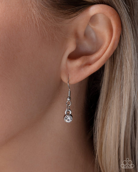 COMING SOON Paparazzi Sophisticated Sheen - White Necklace