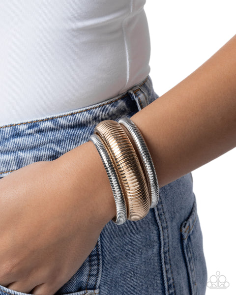 COMING SOON Paparazzi Tactile Takedown - Multi Cuff Bracelet