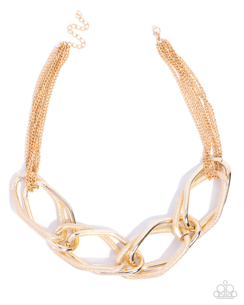 COMING SOON Paparazzi 
Radiant Recruit - Gold Necklace