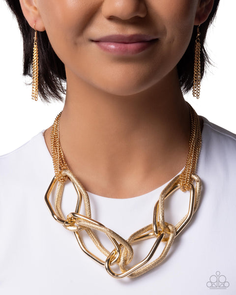 COMING SOON Paparazzi 
Radiant Recruit - Gold Necklace