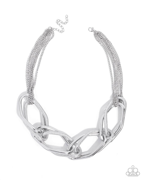 COMING SOON Paparazzi Radiant Recruit - Silver Necklace