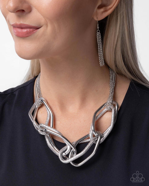 COMING SOON Paparazzi Radiant Recruit - Silver Necklace