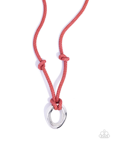 COMING SOON Paparazzi Straightforward Suave - Red Necklace