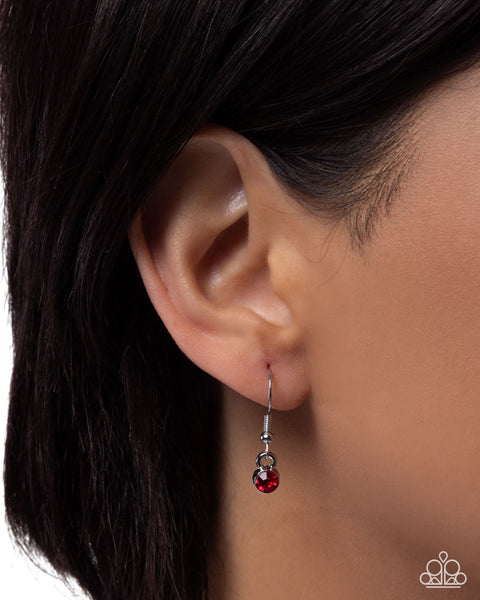 COMING SOON Paparazzi Strawberry Shimmer - Red Necklace