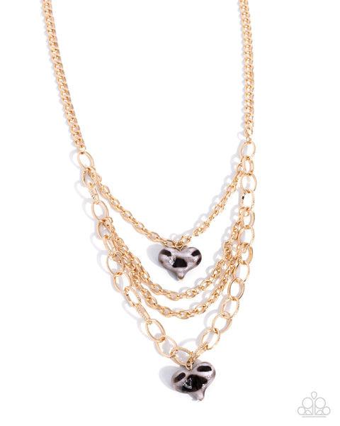 Paparazzi New Love - Brown Necklace