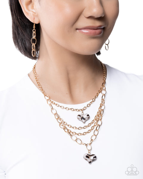 Paparazzi New Love - Brown Necklace