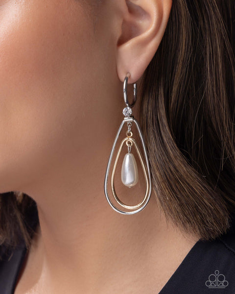 COMING SOON Paparazzi 
Colorful Composition Pearl Multi Earrings
