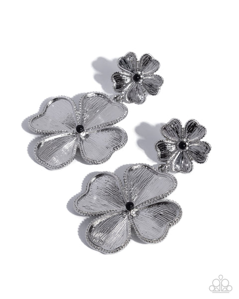 COMING SOON Paparazzi Fancy Fortune - Black Earrings