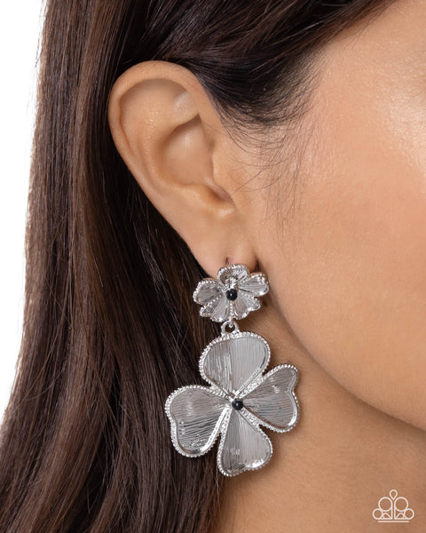 COMING SOON Paparazzi Fancy Fortune - Black Earrings