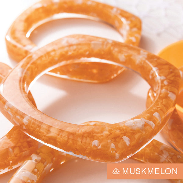 Paparazzi Slow Sophistication - Orange Bangles