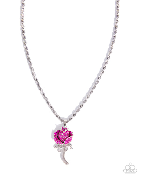 COMING SOON Paparazzi 
Beauty and the BLING Flower Pink Necklace