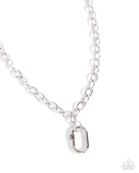 Paparazzi Dominant Dazzle - Black Necklace