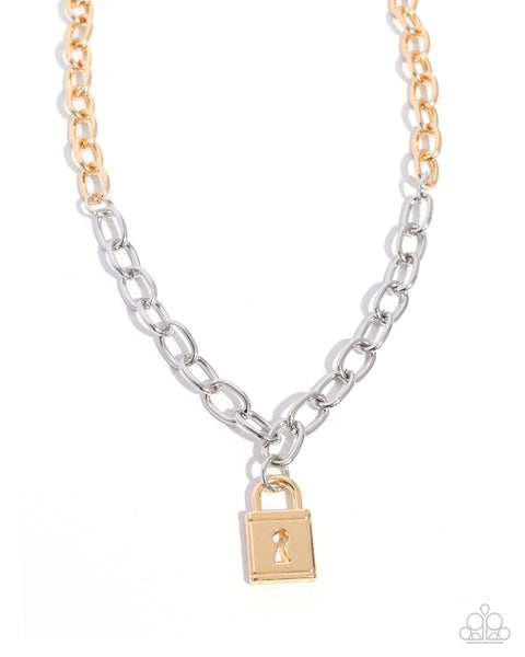 COMING SOON Paparazzi Leading Lock - Multi Necklace