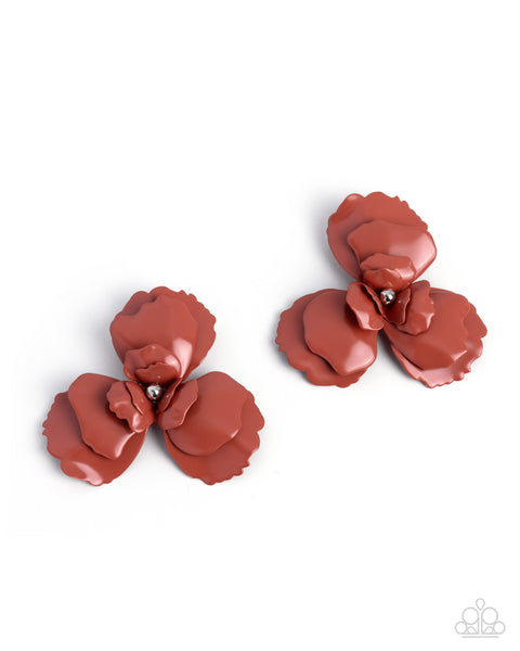 COMING SOON Paparazzi 
Textured Tango - Pink Earrings