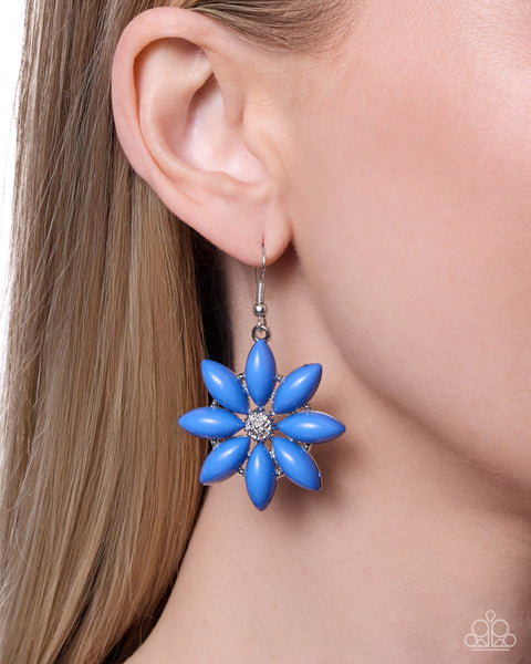 COMING SOON Paparazzi 
Blossoming Debut - Blue Earrings