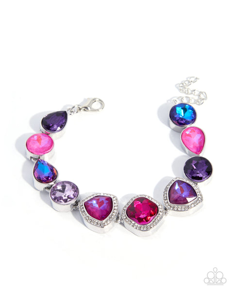 COMING SOON Paparazzi 
Worldwide Sparkle - Purple Bracelet