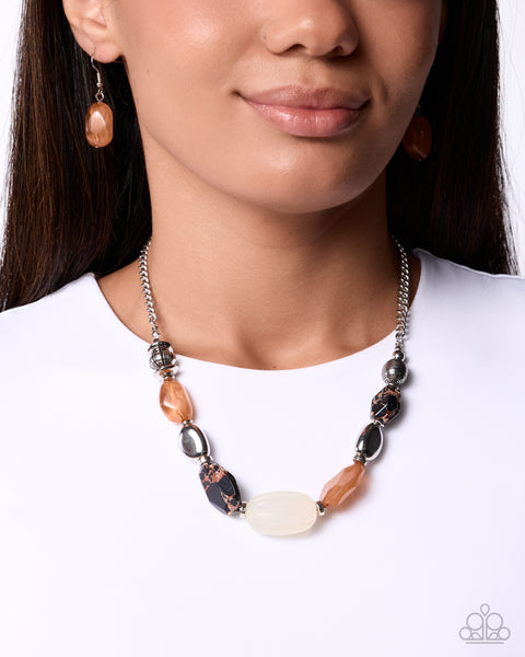 Paparazzi Roped in Rusticity - Black Necklace