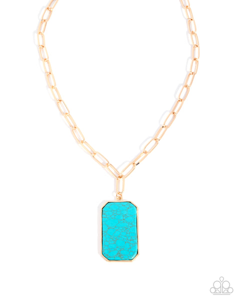 COMING SOON Paparazzi Rustic Red Carpet - Gold Necklace