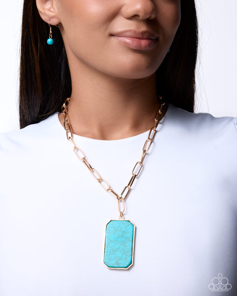 COMING SOON Paparazzi Rustic Red Carpet - Gold Necklace
