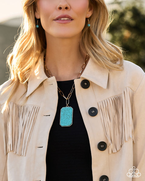 COMING SOON Paparazzi Rustic Red Carpet - Gold Necklace