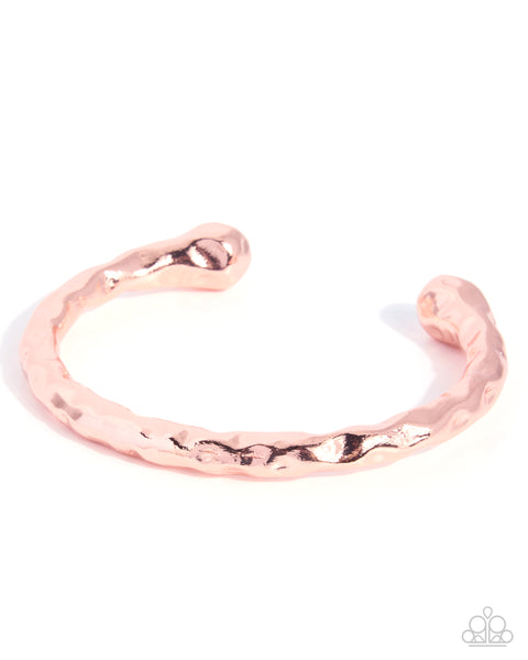 COMING SOON Paparazzi Hammered Haul - Copper Cuff Bracelet