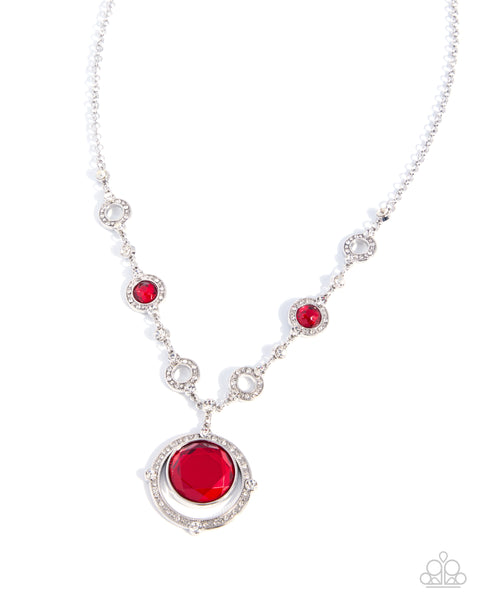 COMING SOON Paparazzi Tailored Color - Red Necklace