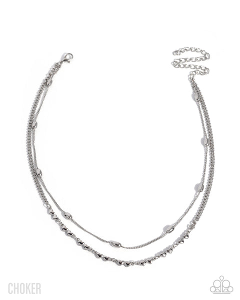 COMING SOON Paparazzi 
Adorable Artistry - Silver Necklace