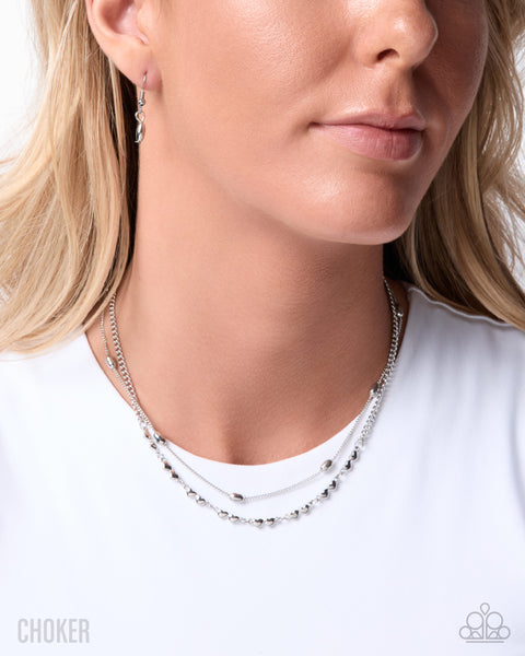 COMING SOON Paparazzi 
Adorable Artistry - Silver Necklace