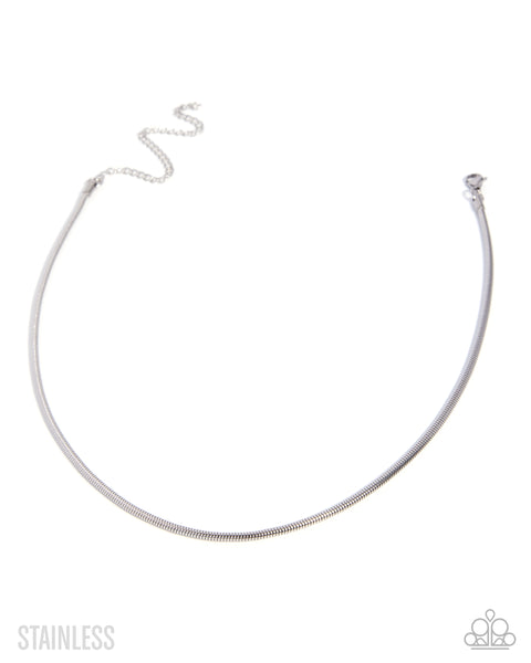 COMING SOON Paparazzi 
Acceptable Allegiance - Silver Necklace