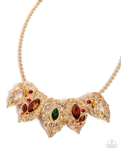 COMING SOON Paparazzi Autumnal Riot Leaf Multi Necklace