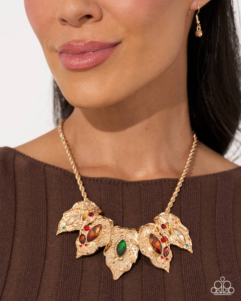 COMING SOON Paparazzi Autumnal Riot Leaf Multi Necklace