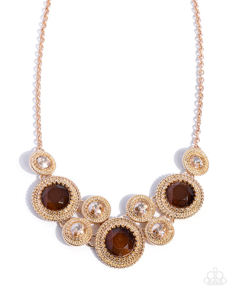 COMING SOON Paparazzi 
Ornate Opera - Brown Necklace
