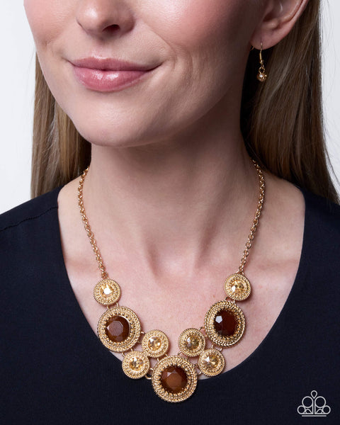 COMING SOON Paparazzi 
Ornate Opera - Brown Necklace