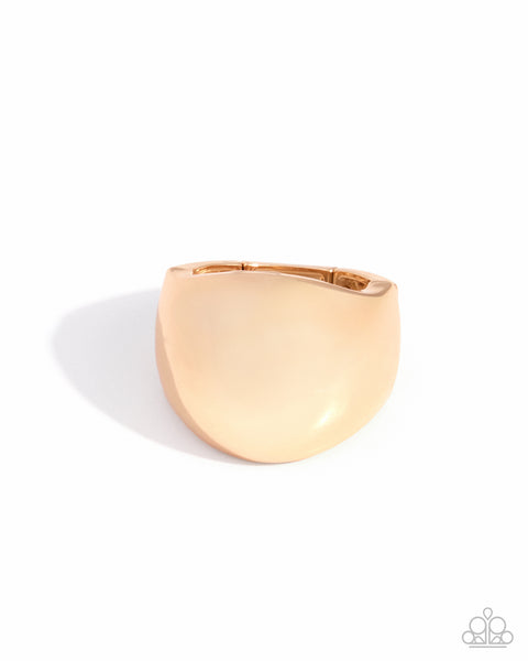 Paparazzi Intense Instinct - Gold Ring