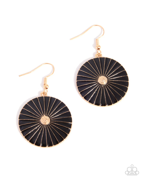 COMING SOON Paparazzi 
Radial Review - Black Earrings