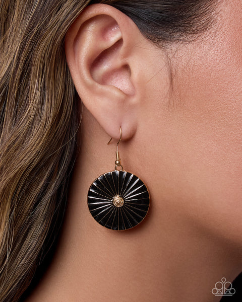 COMING SOON Paparazzi 
Radial Review - Black Earrings
