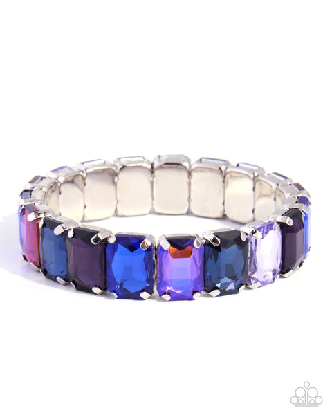 COMING SOON Paparazzi Shimmery Sorting - Purple Multi Bracelet