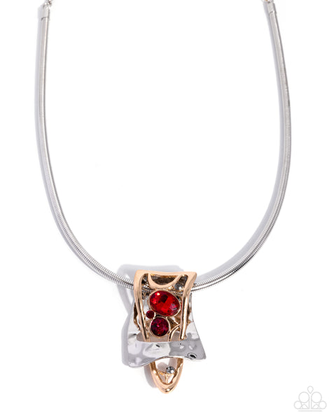 COMING SOON Paparazzi 
Bold Ballad - Red Necklace