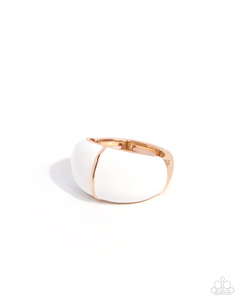 Paparazzi Compelling Company - White Ring