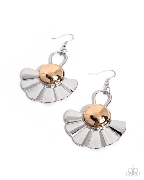 Paparazzi Adorable Acknowledgment - Silver Earrings