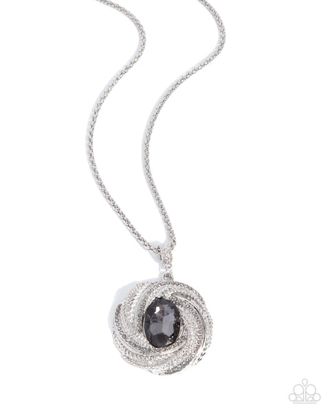 COMING SOON Paparazzi Intense Illusion - Silver Necklace